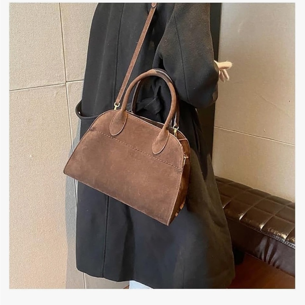 NEW suede tote bag - Picture 5 of 13